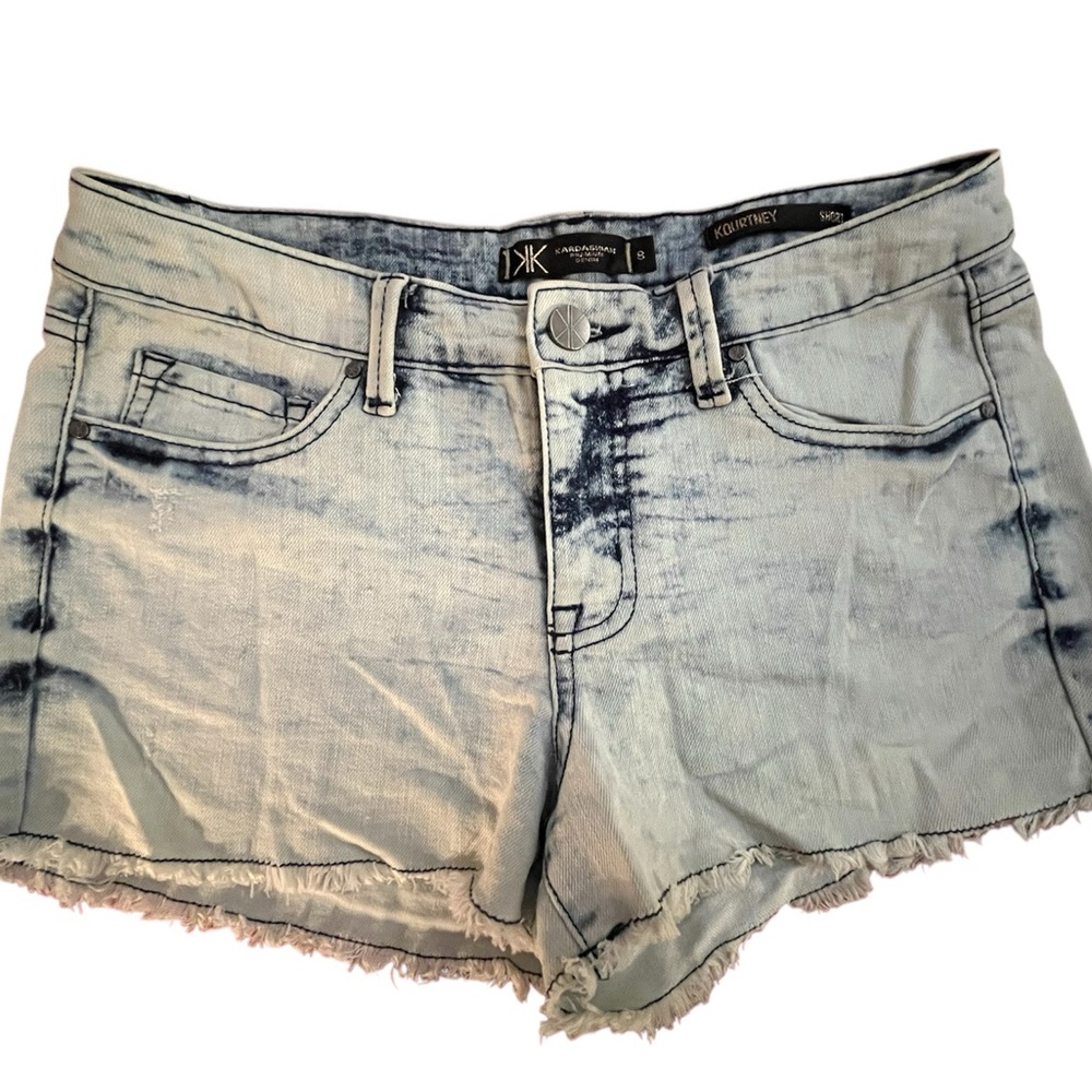 Kourtney Kardashian Women's Blue Denim Shorts